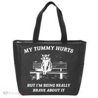 Tummy Ache Survivor Retro 90s Tote Bag thumb 0