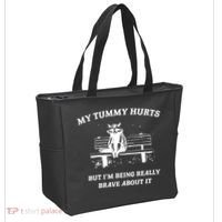 Tummy Ache Survivor Retro 90s Tote Bag thumb 2