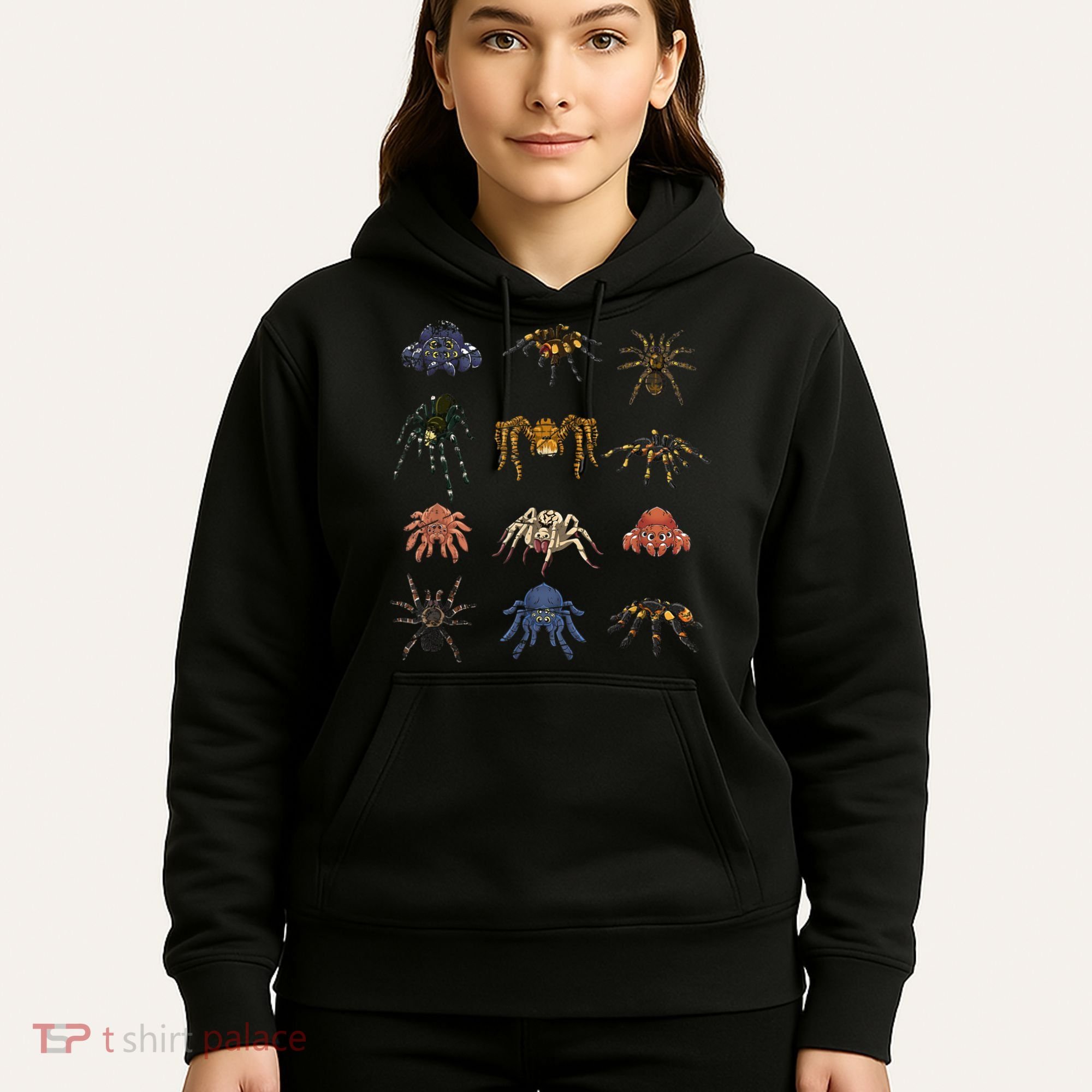 Tarantula Arthropod Spooky Halloween Arachnid Spider Hoodie