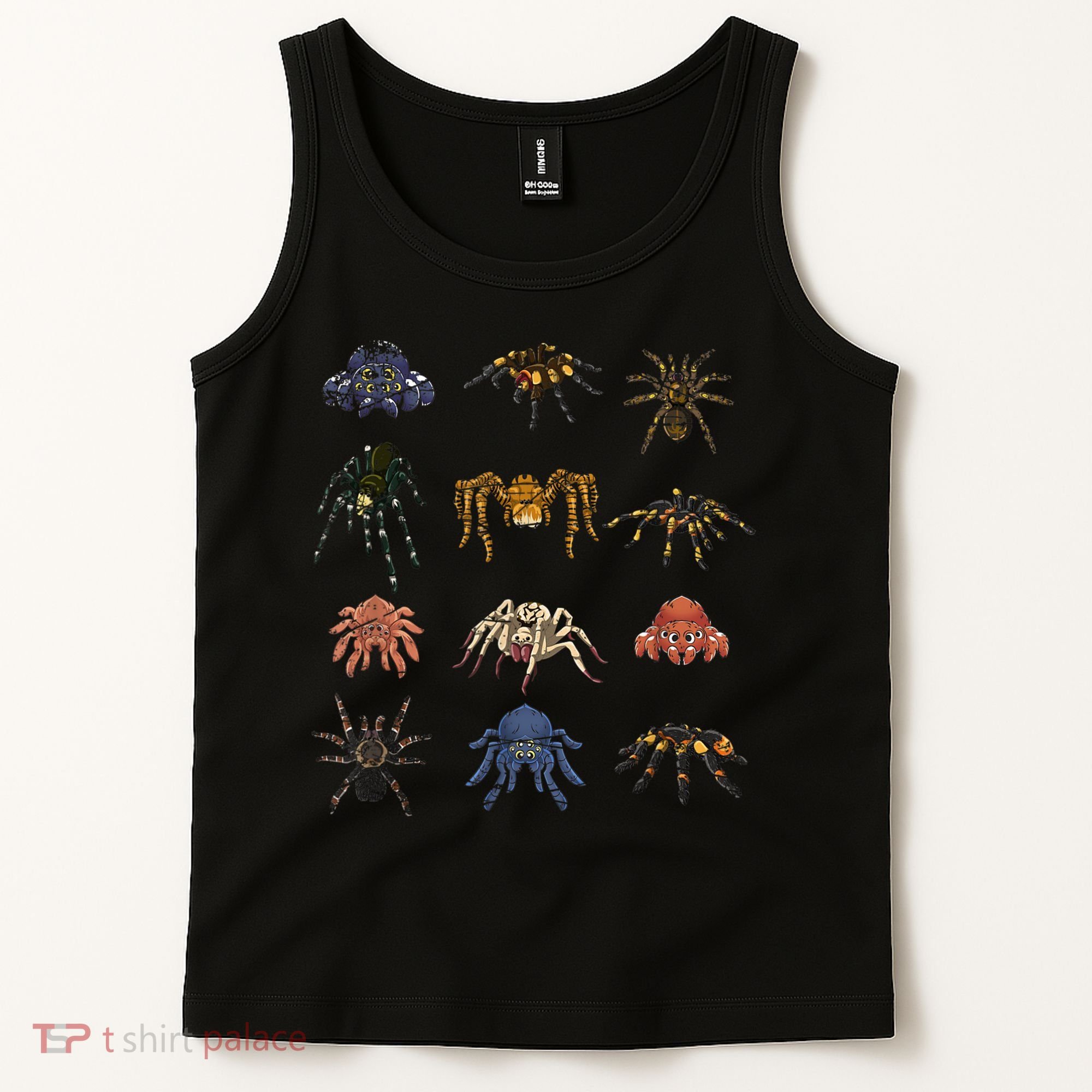 Tarantula Arthropod Spooky Halloween Arachnid Spider Tank Top