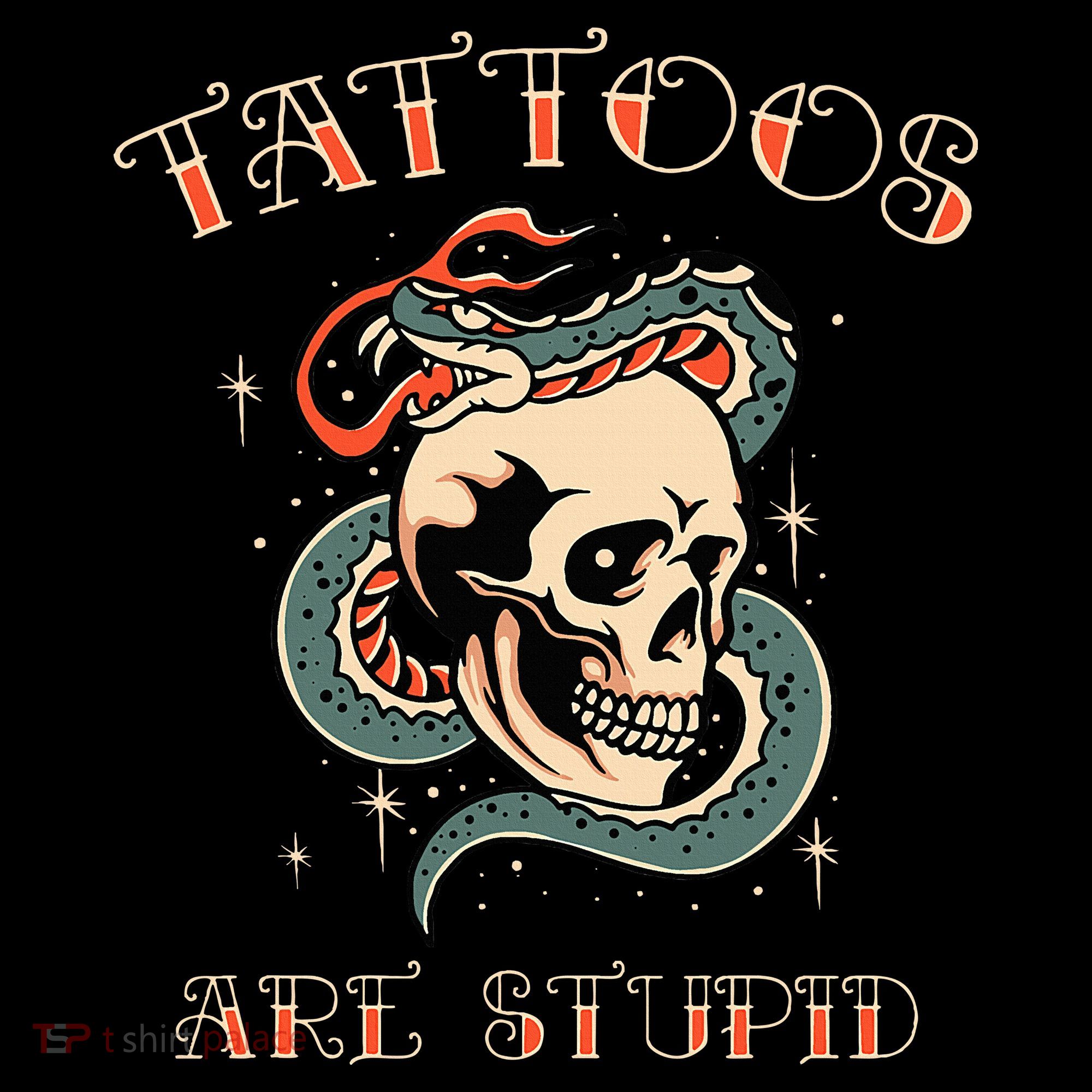 Tattoos Are Stupid Tattoo Artist Women's Hoodie