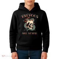 Tattoos Are Stupid Tattoo Artist Kids Hoodie thumb 4