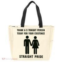 Thank A Straight Person Today For Your Existence Straight Pride Tote Bag thumb 0