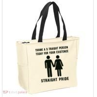 Thank A Straight Person Today For Your Existence Straight Pride Tote Bag thumb 2