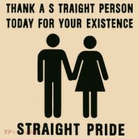Thank A Straight Person Today For Your Existence Straight Pride Tote Bag thumb 4