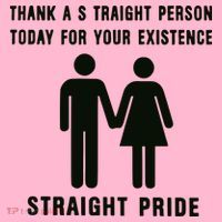Thank A Straight Person Today For Your Existence Straight Pride Coaster thumb 2