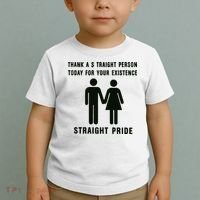 Thank A Straight Person Today For Your Existence Straight Pride Toddler T-Shirt thumb 2