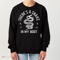ThereS A Snake In My Boot Est 1995 Meme Funny Snake Women's Sweatshirt thumb 0