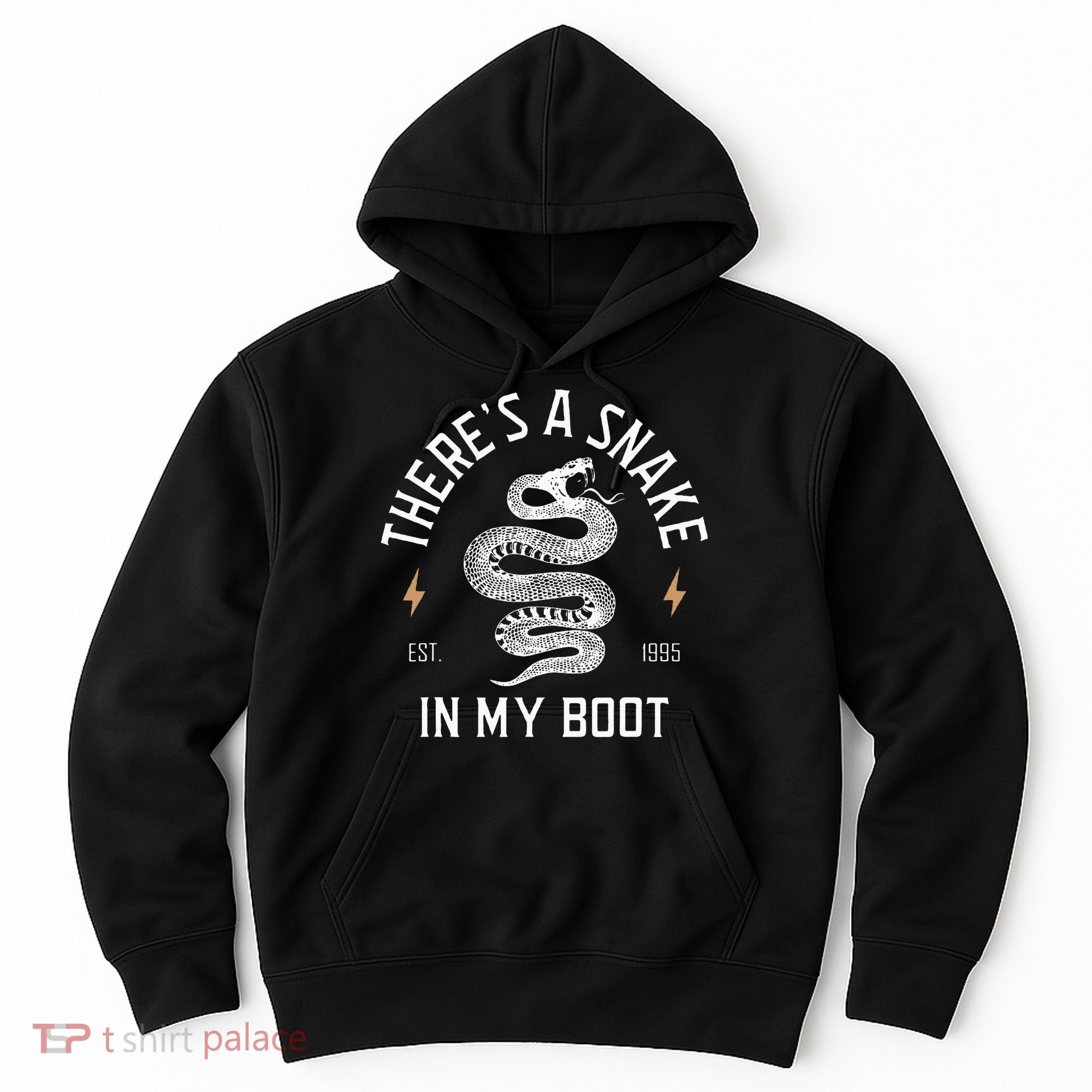 ThereS A Snake In My Boot Est 1995 Meme Funny Snake Hoodie