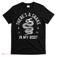 ThereS A Snake In My Boot Est 1995 Meme Funny Snake T-Shirt thumb 0