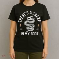 ThereS A Snake In My Boot Est 1995 Meme Funny Snake T-Shirt thumb 4