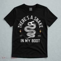 ThereS A Snake In My Boot Est 1995 Meme Funny Snake T-Shirt thumb 5