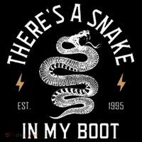 ThereS A Snake In My Boot Est 1995 Meme Funny Snake Mousepad thumb 1