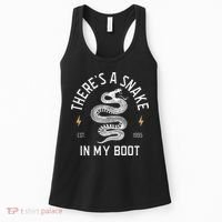 ThereS A Snake In My Boot Est 1995 Meme Funny Snake Women's Tank Top thumb 0