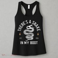 ThereS A Snake In My Boot Est 1995 Meme Funny Snake Women's Tank Top thumb 3