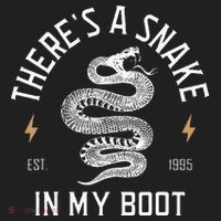 ThereS A Snake In My Boot Est 1995 Meme Funny Snake Hat thumb 2