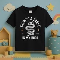 ThereS A Snake In My Boot Est 1995 Meme Funny Snake Toddler T-Shirt thumb 3