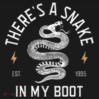 ThereS A Snake In My Boot Est 1995 Meme Funny Snake Toddler T-Shirt thumb 4