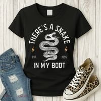 ThereS A Snake In My Boot Est 1995 Meme Funny Snake Women's T-Shirt thumb 3
