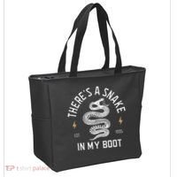 ThereS A Snake In My Boot Est 1995 Meme Funny Snake Tote Bag thumb 2