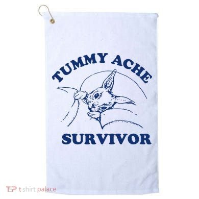 Tummy Ache Survivor Golf Towel