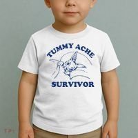 Tummy Ache Survivor Toddler T-Shirt thumb 2