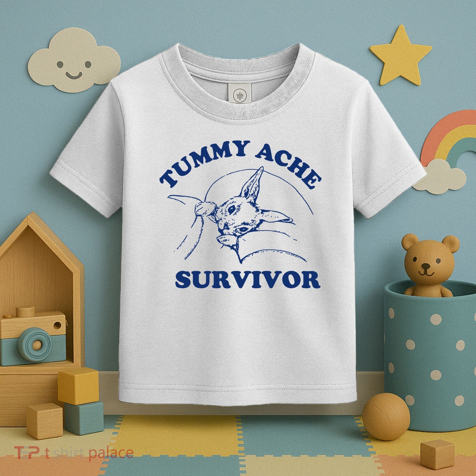Tummy Ache Survivor Toddler T-Shirt