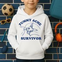 Tummy Ache Survivor Kids Hoodie thumb 2