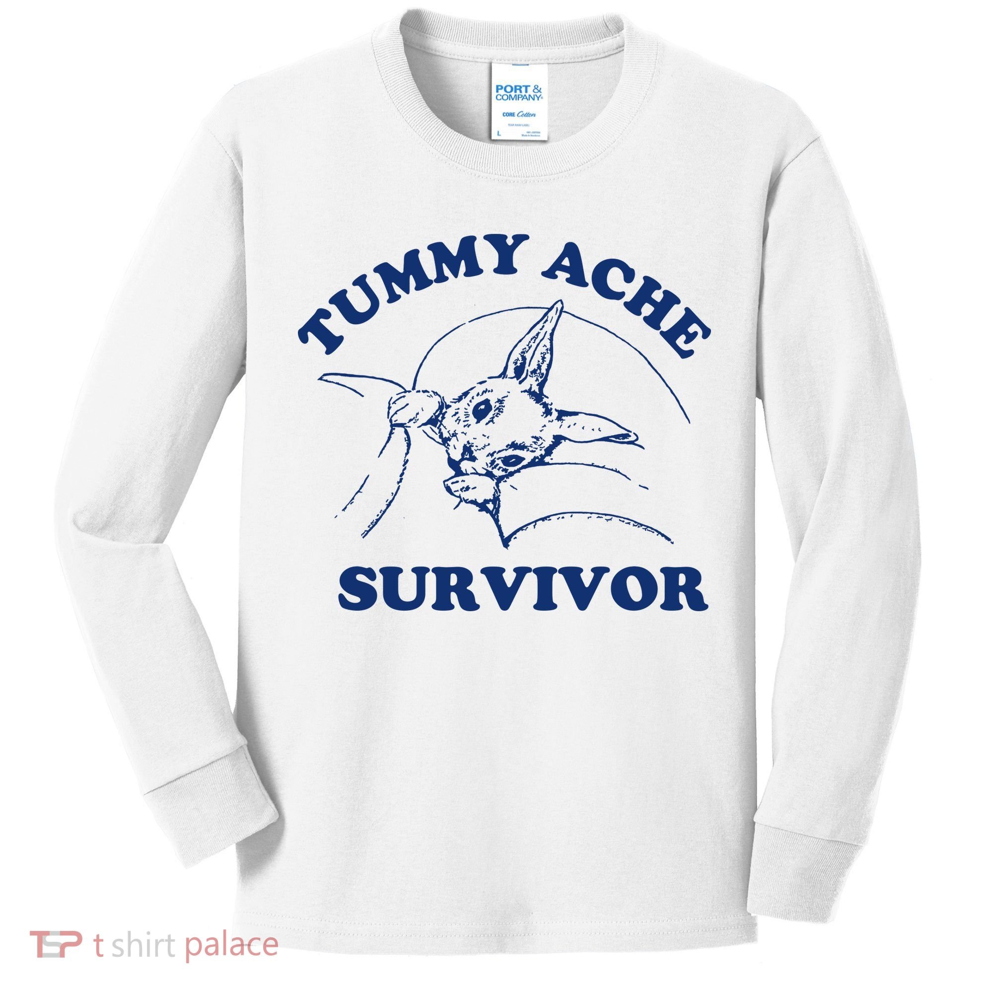 Tummy Ache Survivor Kids Long Sleeve Shirt