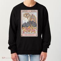 The Audacity Skeleton Tarot Card Sun Eye Aesthetic Women's Sweatshirt thumb 0