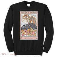 The Audacity Skeleton Tarot Card Sun Eye Aesthetic Sweatshirt thumb 0