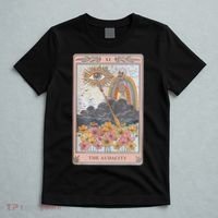 The Audacity Skeleton Tarot Card Sun Eye Aesthetic T-Shirt thumb 5