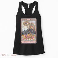 The Audacity Skeleton Tarot Card Sun Eye Aesthetic Women's Tank Top thumb 0