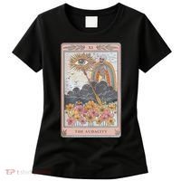 The Audacity Skeleton Tarot Card Sun Eye Aesthetic Women's T-Shirt thumb 0