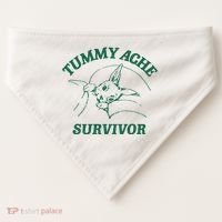 Tummy Ache Survivor Tummy Ache USA-Made Doggie Bandana thumb 0