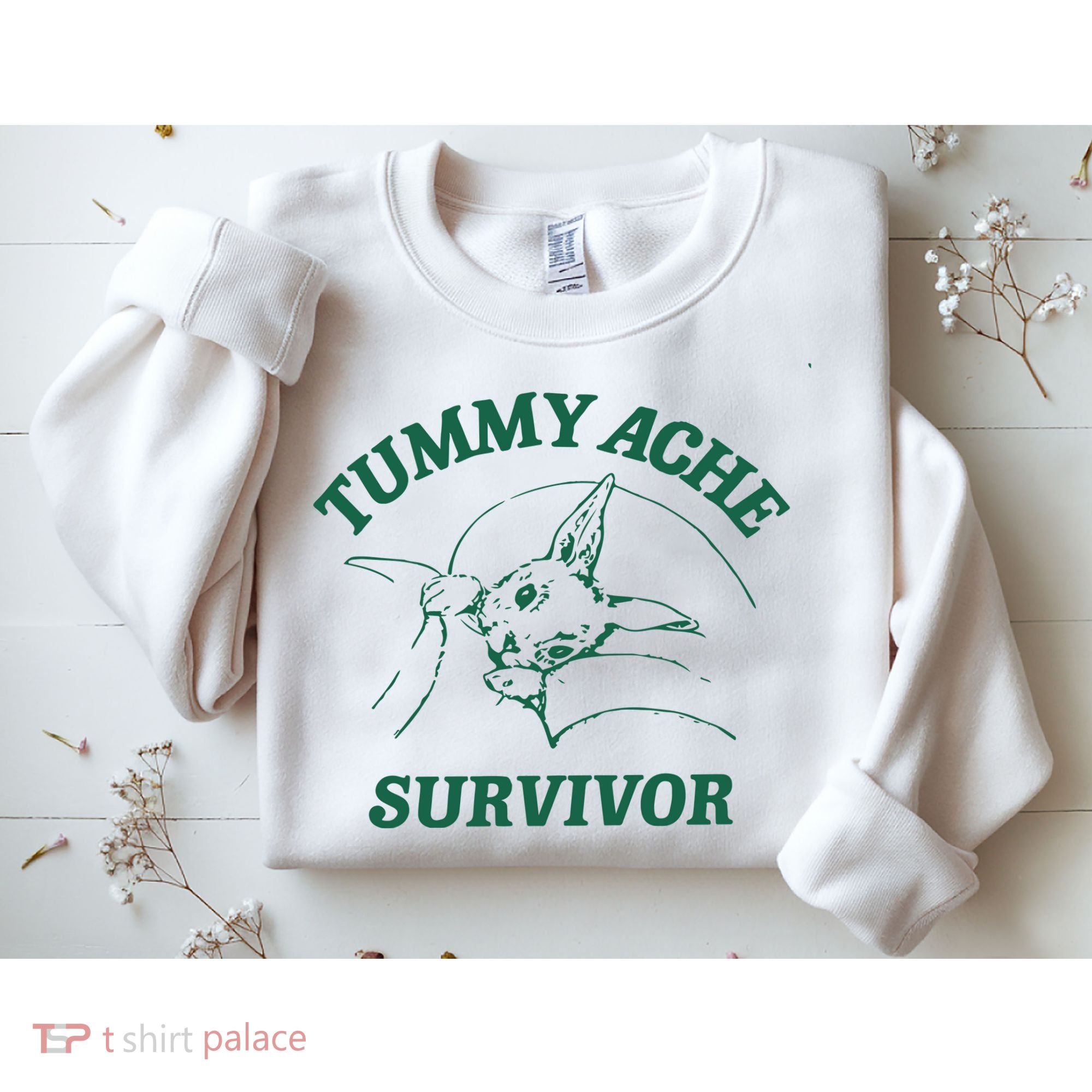 Tummy Ache Survivor Tummy Ache Sweatshirt