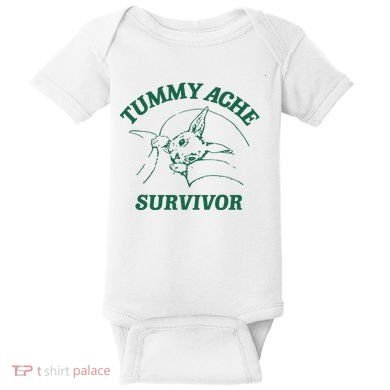 Tummy Ache Survivor Tummy Ache Baby Bodysuit