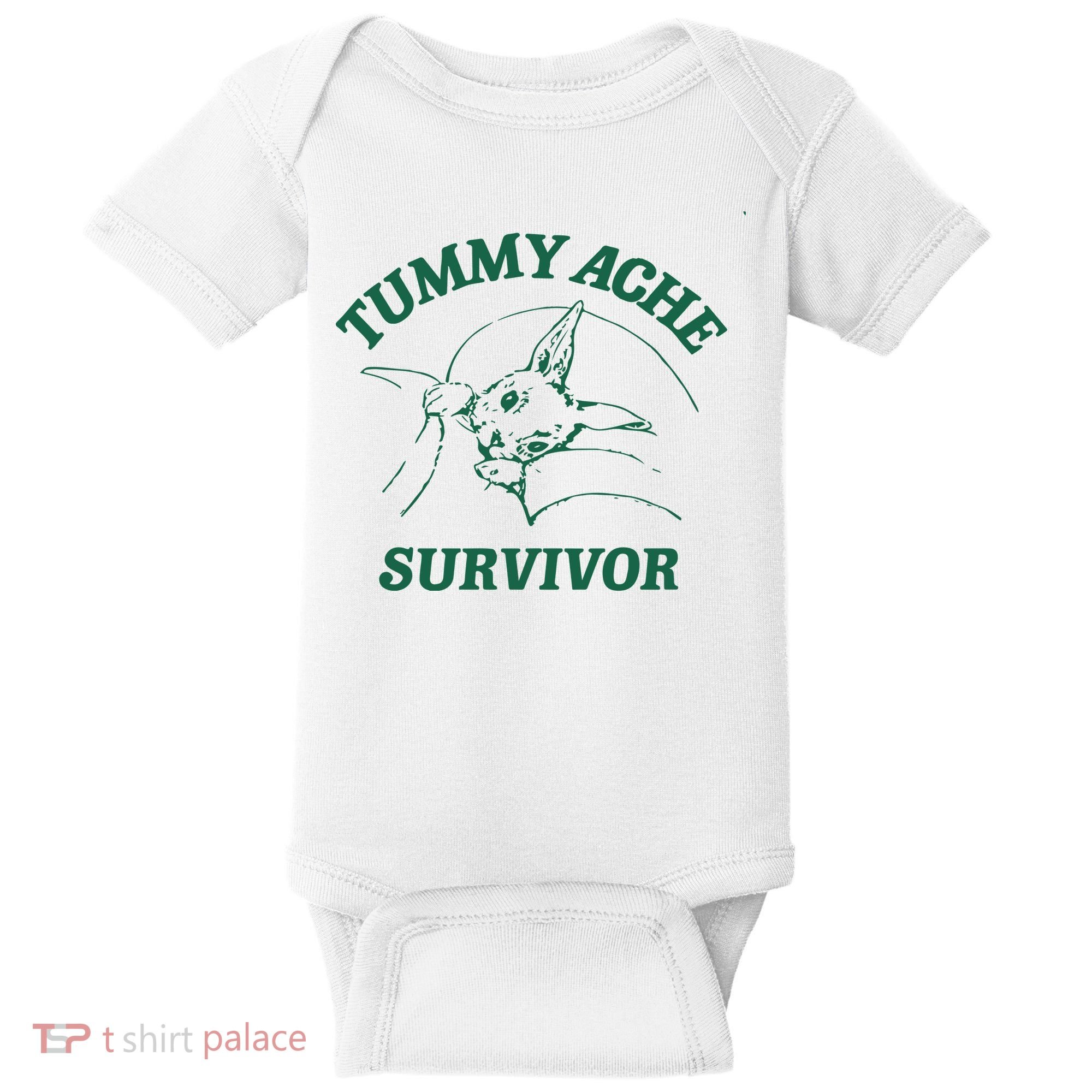 Tummy Ache Survivor Tummy Ache Baby Bodysuit