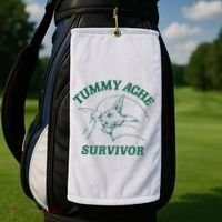 Tummy Ache Survivor Tummy Ache Golf Towel thumb 2