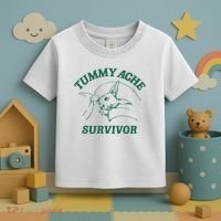 Tummy Ache Survivor Tummy Ache Toddler T-Shirt thumb 3