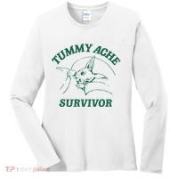 Tummy Ache Survivor Tummy Ache Women's Long Sleeve Shirt thumb 0