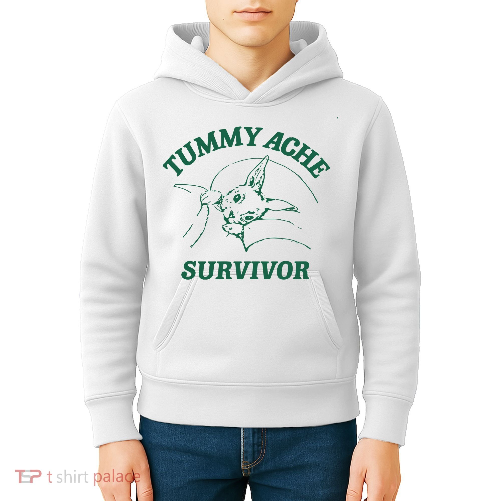 Tummy Ache Survivor Tummy Ache Kids Hoodie