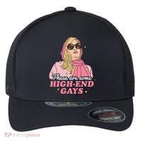 These Are Some High End Gays LGBT Flexfit Unipanel Trucker Cap thumb 0