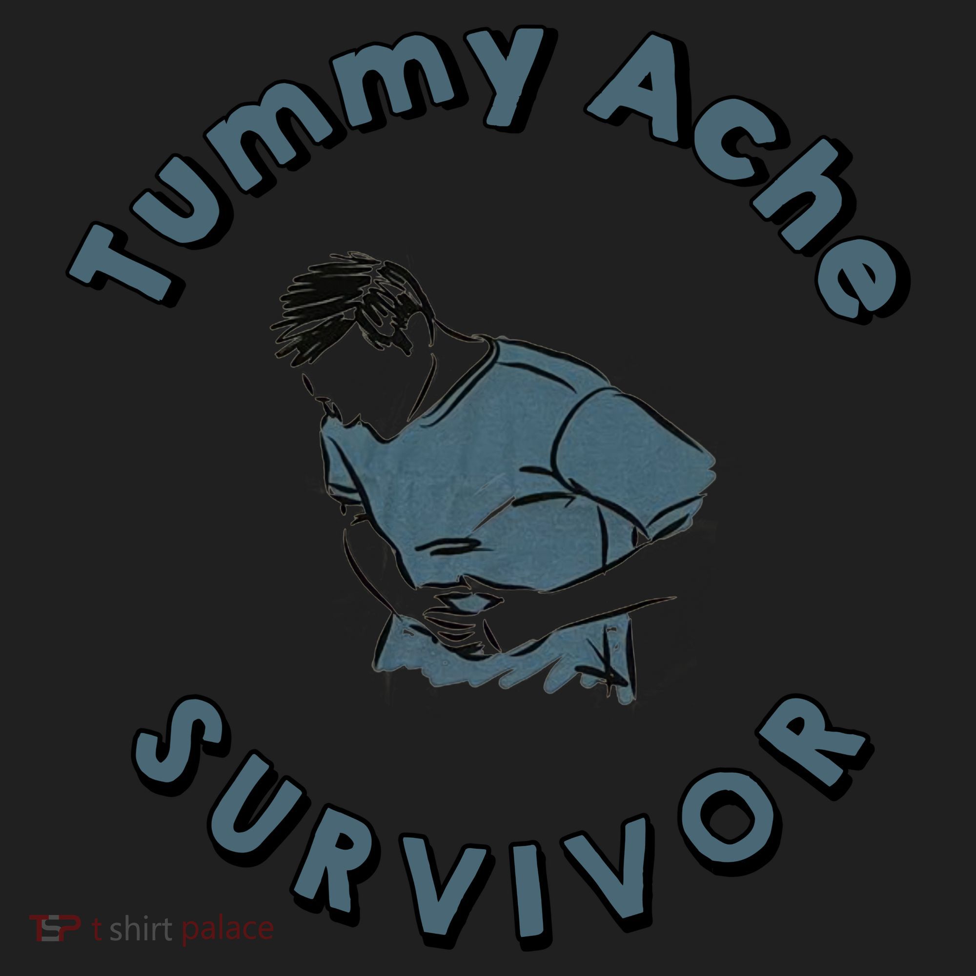 Tummy Ache Survivor Funny Tummy Ache Joke Tumbler