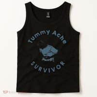Tummy Ache Survivor Funny Tummy Ache Joke Tank Top thumb 2