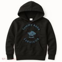 Tummy Ache Survivor Funny Tummy Ache Joke Kids Hoodie thumb 0