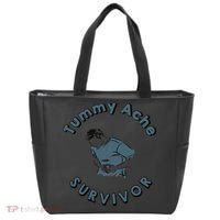 Tummy Ache Survivor Funny Tummy Ache Joke Tote Bag thumb 0