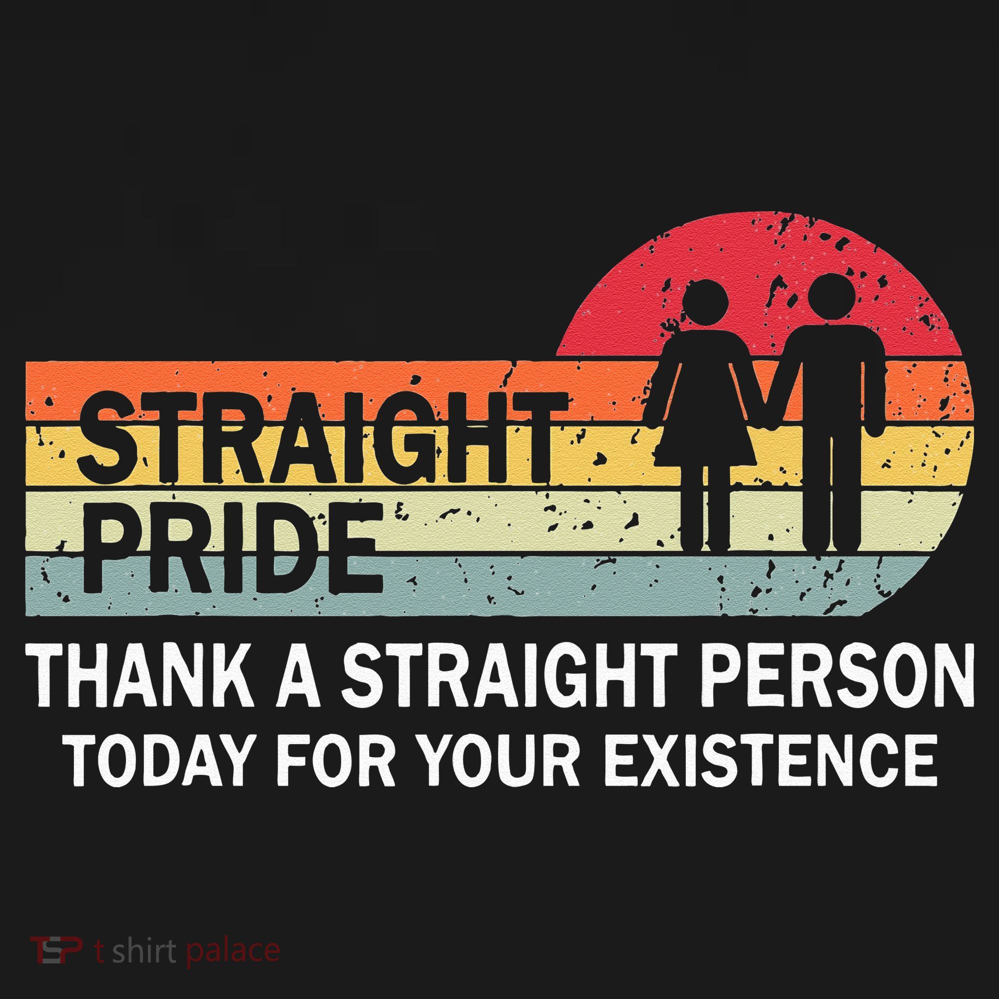 Thank A Straight Person Today For Your Existence Straight T-Shirt