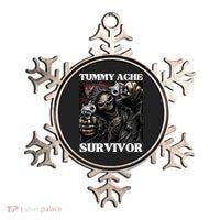 Tummy Ache Survivor Funny Cool Edgy Hard Skeleton Meme Ornament thumb 0