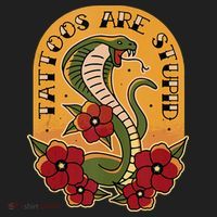 Tattoos Are Stupid Women's Sweatshirt thumb 2